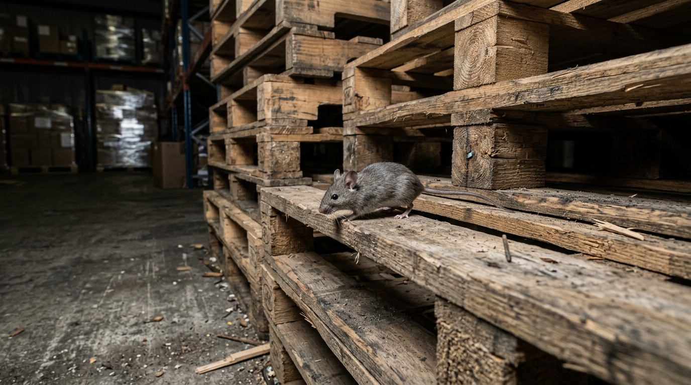 Souris grise identifiée lors d'une intervention de dératisation à Corbas